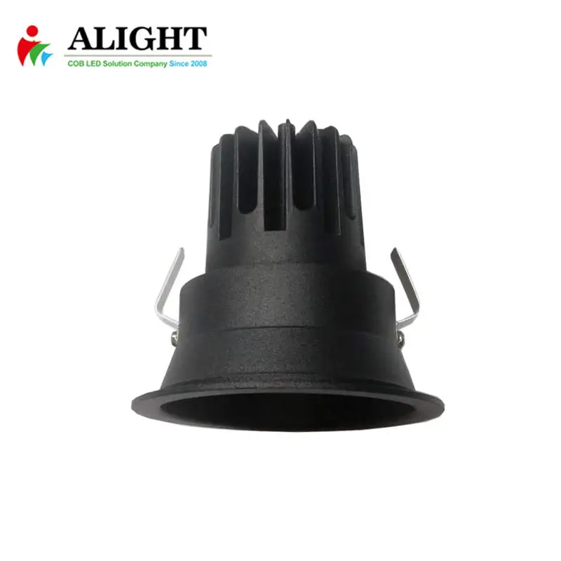 
Promotion COB Round Black White gold Recessed Ceiling light LED Mini spotlight 9W*2 