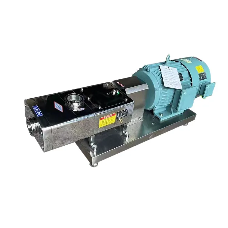 High viscosity twins screw pump 304/316l stainless steel double screw pump for chocolate honey