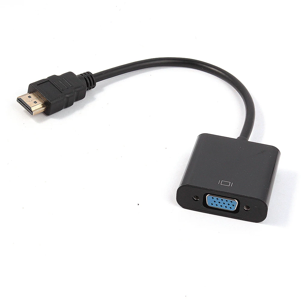 Переходник с HDMI-кабеля на VGA аудиоадаптер 1080P HDMI для проектора