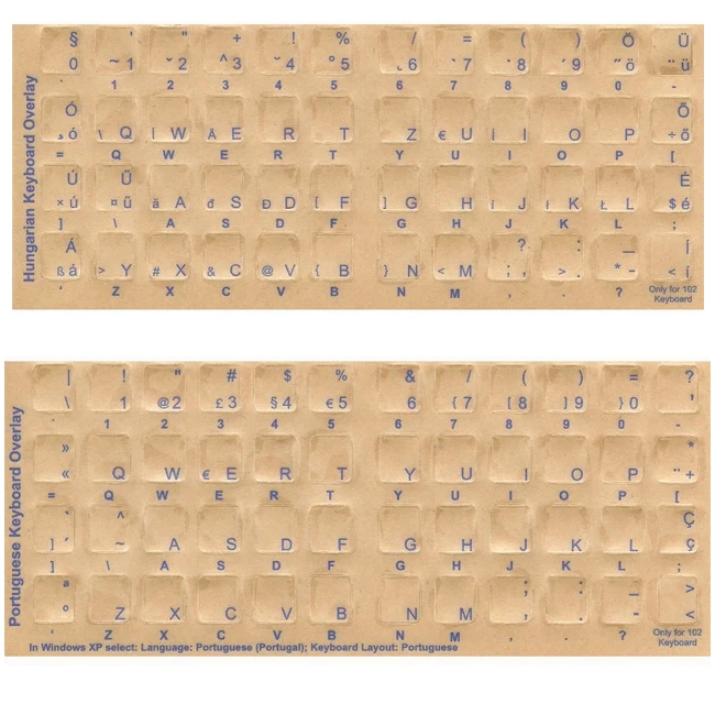 Наклейки на клавиатуру прозрачные для всех