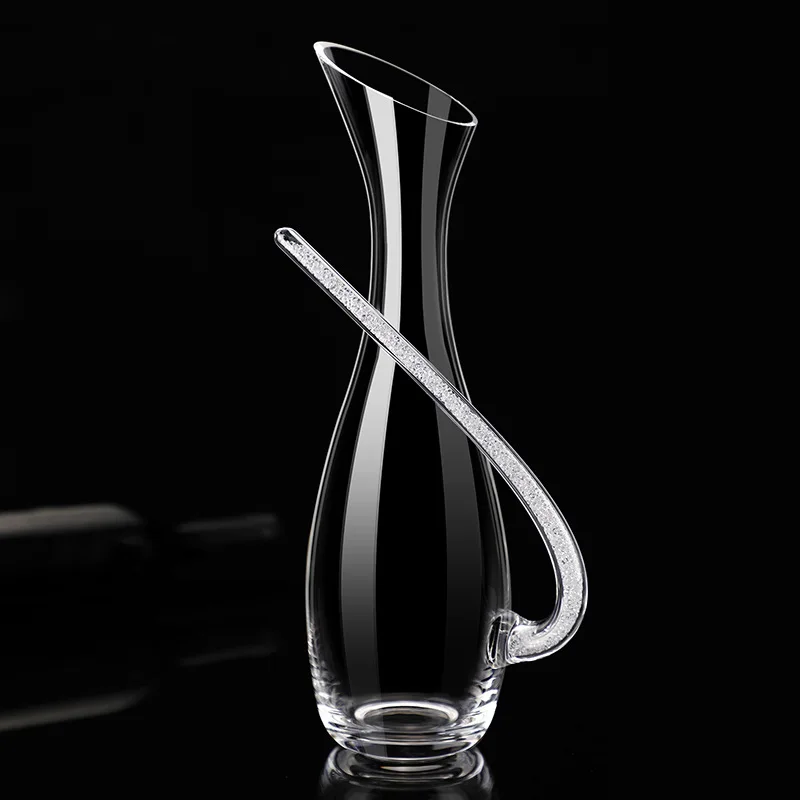 Хрустальный U-образный Графин для вина Подарочная коробка графин в форме лебедя креативный винный сепаратор набор 1500 мл бокал Wisky современный Kylong