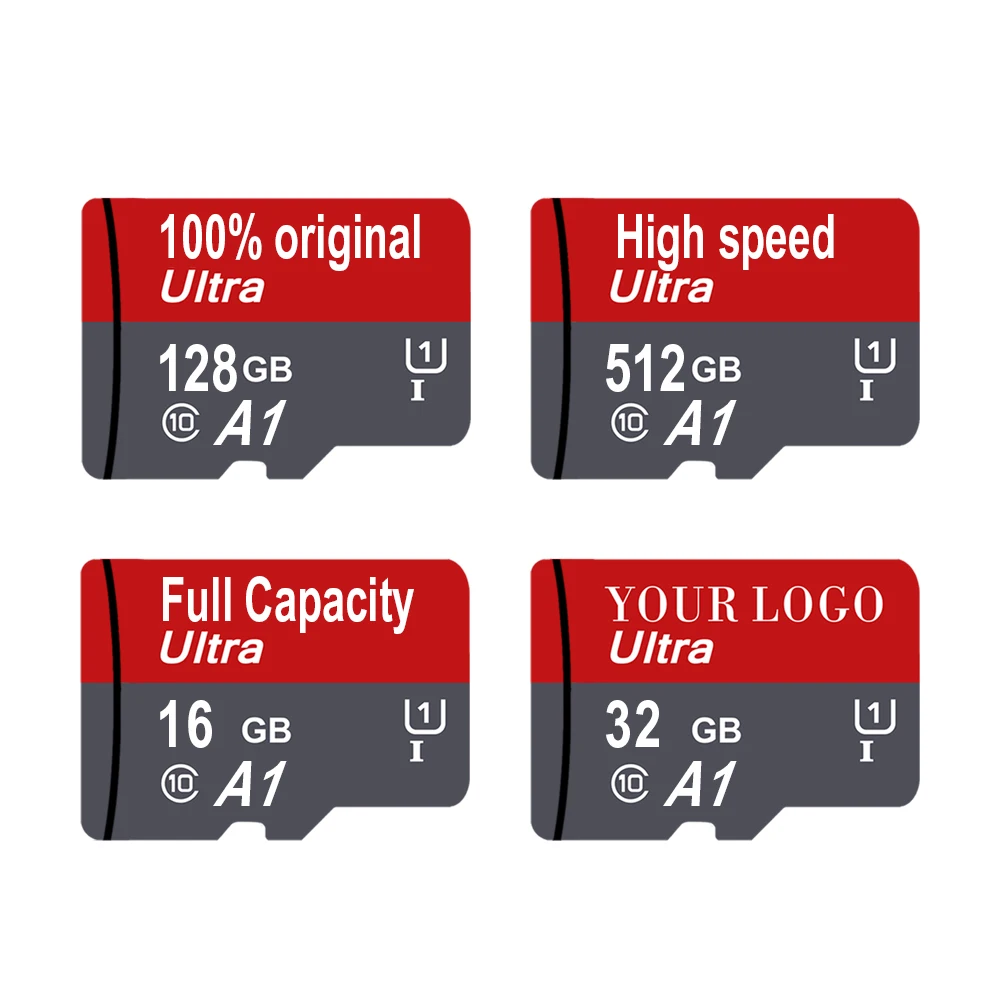 YYC factory hot sell Memory Card Sd Card 64gb 2gb 4gb 8gb 16gb 32gb 128gb 512gb Sd Card 128 Gb For MP4 Camera Mobile Phones