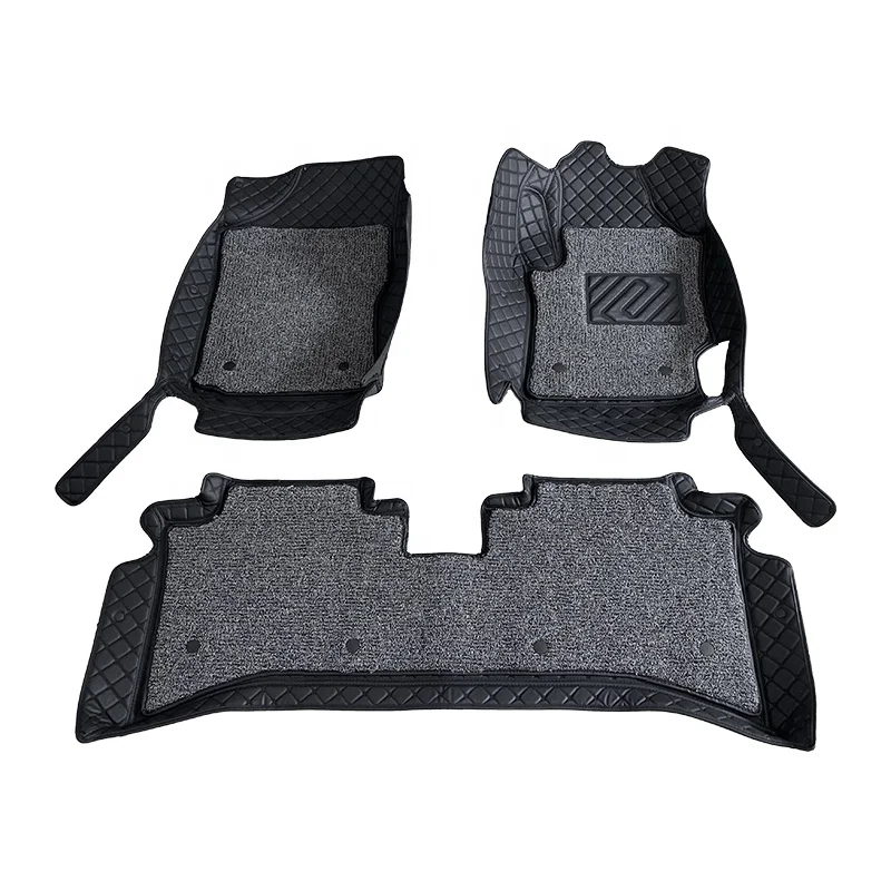 Factory direct sale customized Double-layer 7D car mat complete in specifications auto accessories use for Camry Corolla