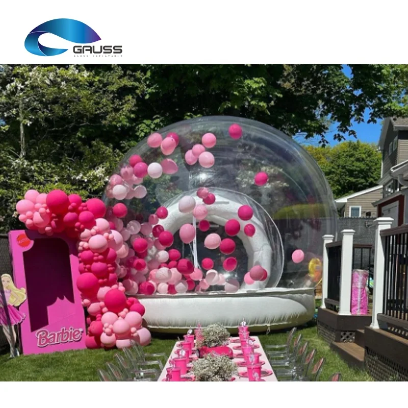 Kids Party Fun House Giant Clear Inflatable Crystal Igloo Dome Balloons Bubble Tent House Transparent Inflatable Bubble Home