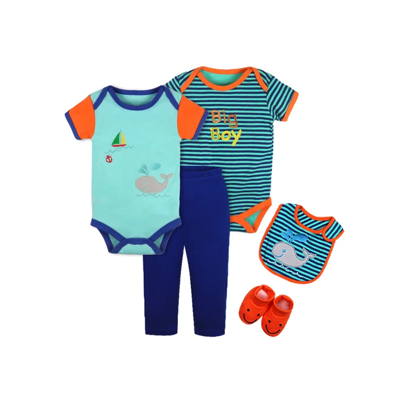 
Baby Outfits Newborn Cotton Knitted Baby Clothes Set Toddler Rompers with Pants for Summer for Infants & Toddlers 30 Sets Unisex 