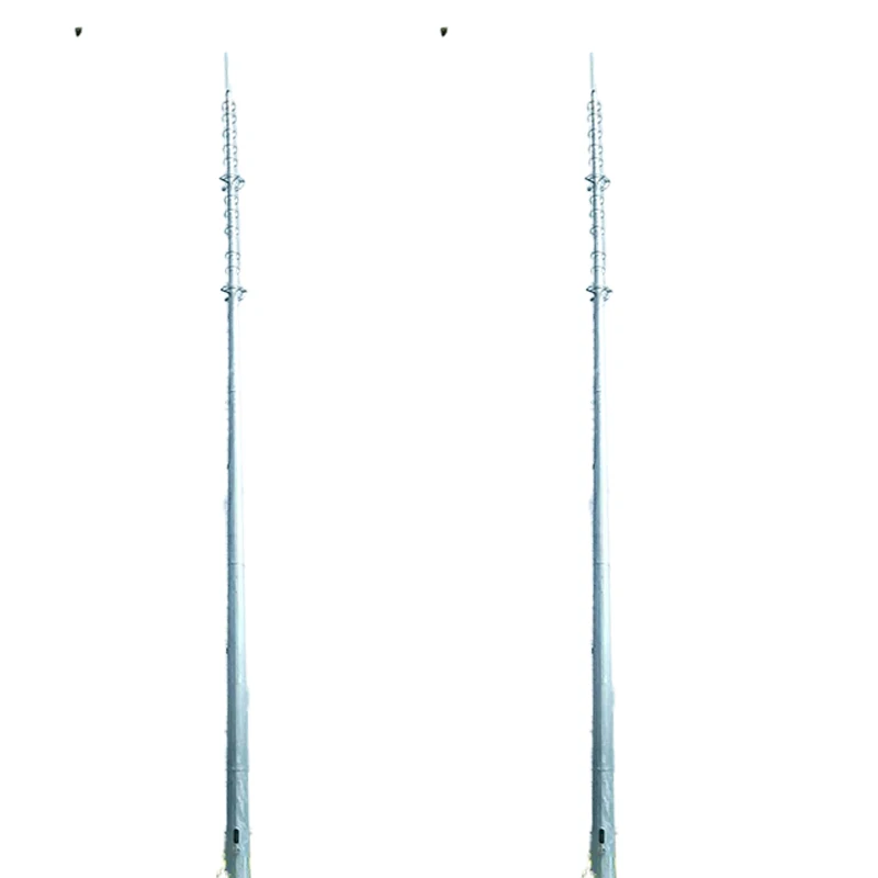 Cheap Price Gsm Antenna Towers Galvanized Angle Steel Monopole Tower