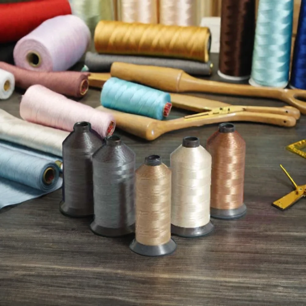 100% Spun Polyester Sewing Thread Tfo Twist Raw White 20/2 40/2 50/2 60/2 80/2 Water Soluble Thread