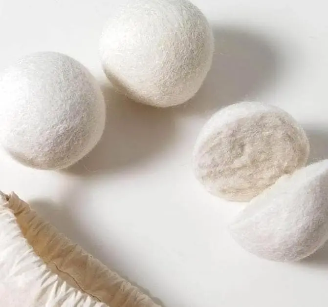 Best Selling Products 2025 New Trending in USA FBA private label Organic Wool Dryer Balls for Laundry Washing Machine
