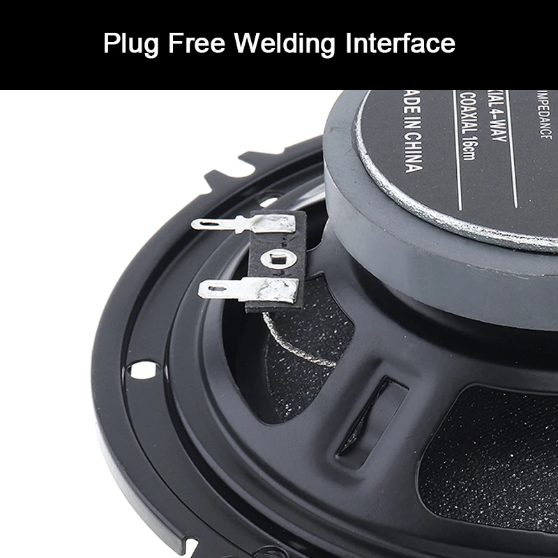 
Best price Car Speaker 2 ohm / 4ohm 6.5 inch coaxial speaker 