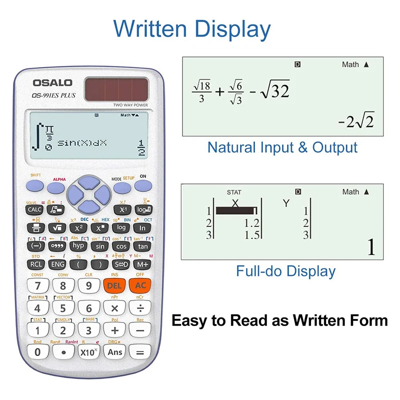 Cheap calculator wholesale manufacturer 417 function student school fx scientific calculator