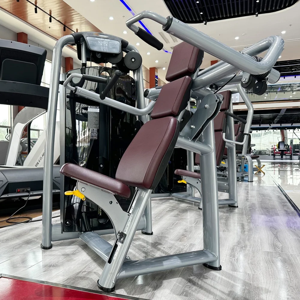 Factory Shoulder Gym Commercial Fitness Equipment Pin Loaded Machine Seated Shoulder Press matrix Gym Equipment