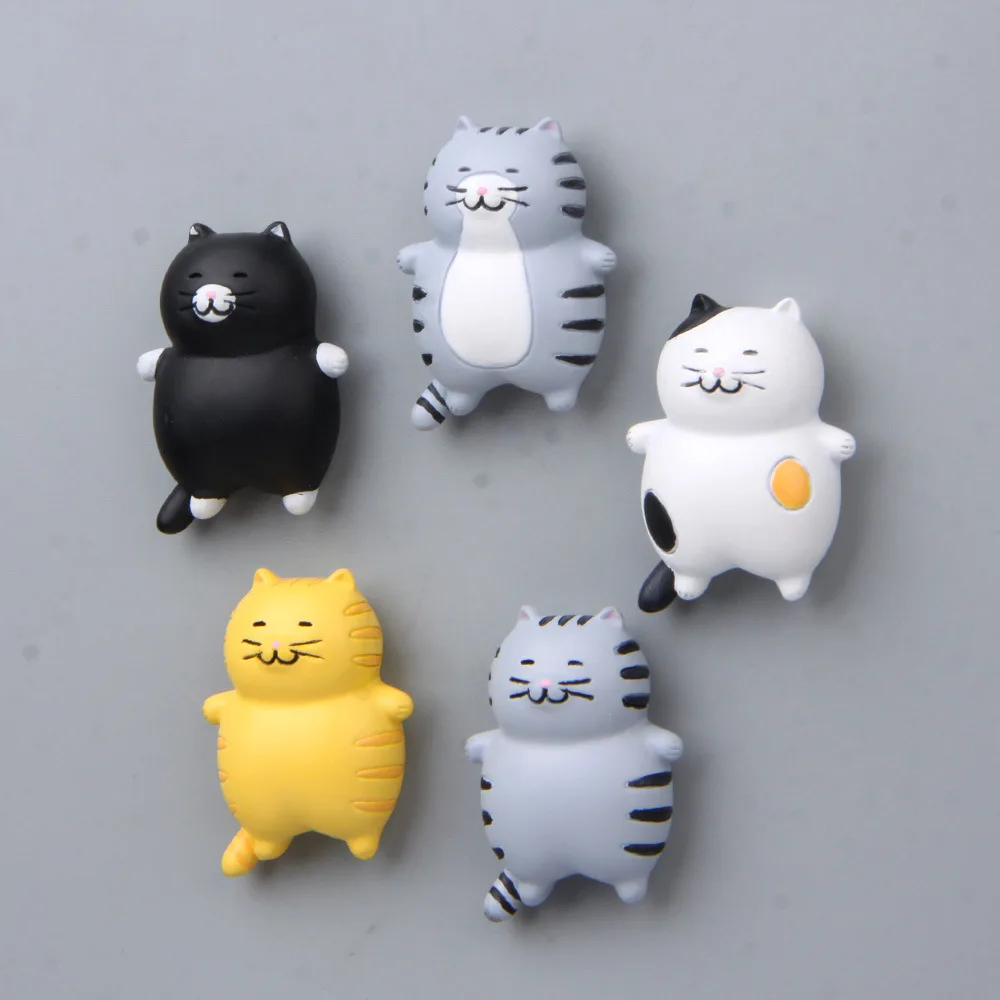 Message Stickers Early Home Decore for kids toy Sleeping Cartoon Cute Cat Refrigerator Creative Strong Magnet