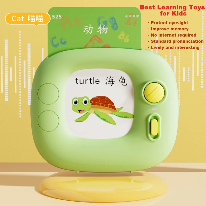 Kid Educational Preschool Words Baby Children Flash Kids Education Hand-held Learning Cards English Math Flash Card Set