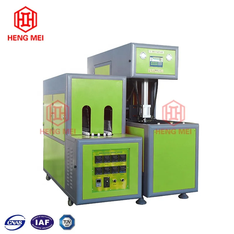 Hengmei semi automatic bottle blowing machine water bottle 3L oil bottle blow moulding machine Water production line
