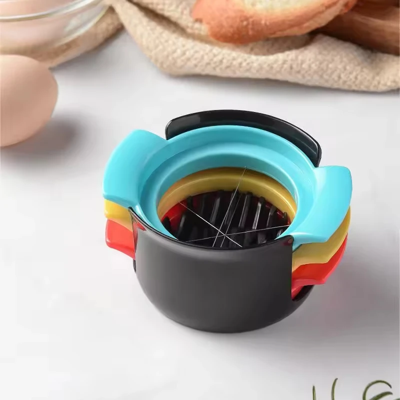 Factory Wholesale Stainless Steel Wire Egg Slicer Kitchen Tool Manual Egg Cheese Cutter