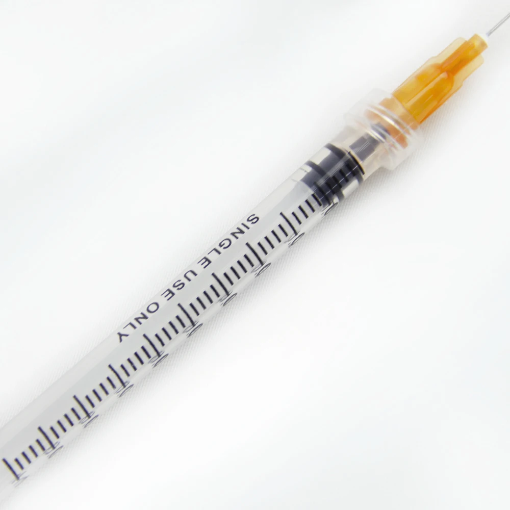 Hot sale disposable syringe 1ml low dead space syringe with needle supplier