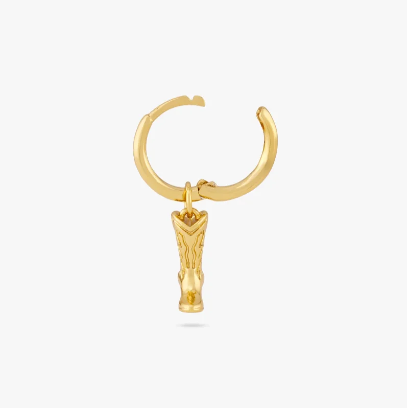 Custom Design Jewelry Sets Earrings 2023 Stainless Steel Non Fade Gold Dangle Earring Small Stud Cowboy Boot Earrings for Girls