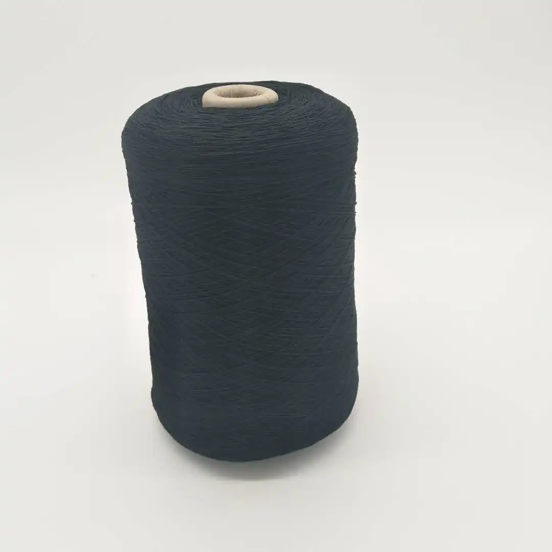 China Manufacturer elastic and popular 90#/75/75 polyester DTY rubber covered yarn for  knitting