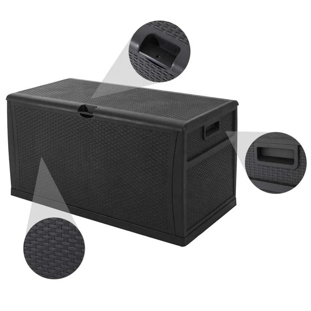 Outdoor Storage Box Patio Furniture Large Garage Lock Bench Container