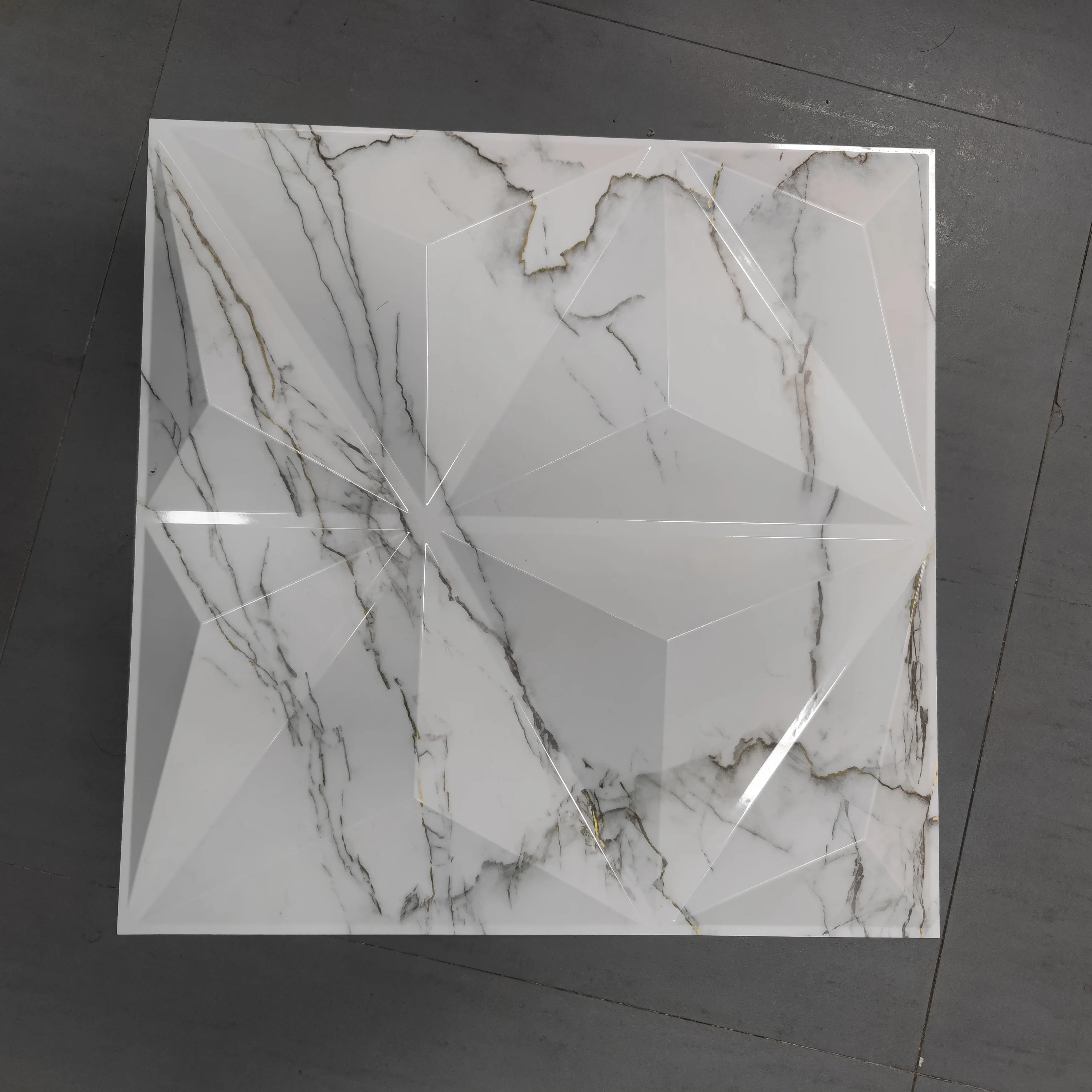 Home Para Pared Revestimento Decoration Wall Paper Pvc 3d Waterproof and Bendable Wall Panel 3d Cladding