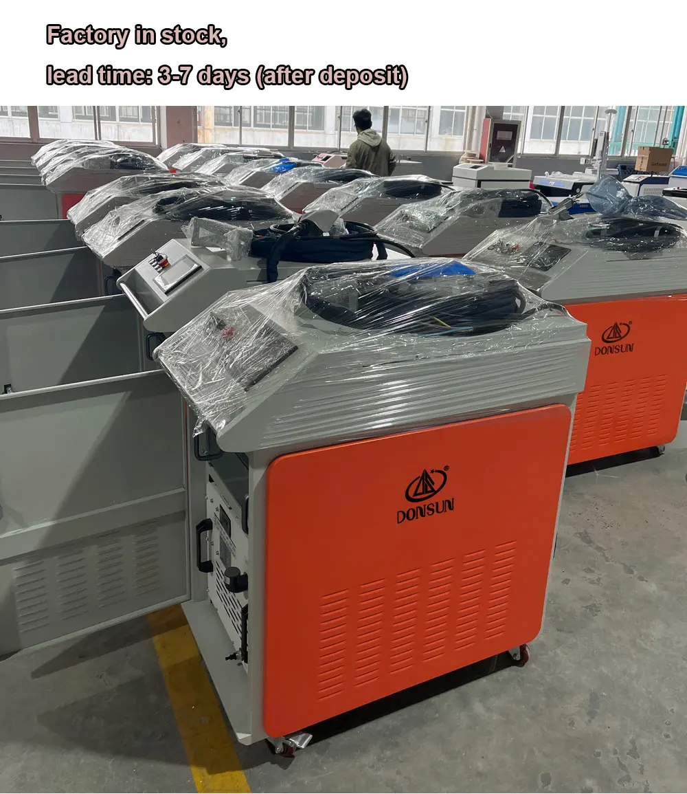 Fiber Laser cleaning machine 1000W 2000W handheld fiber laser cleaning stainless steel paint laser rust removing cleaner mach