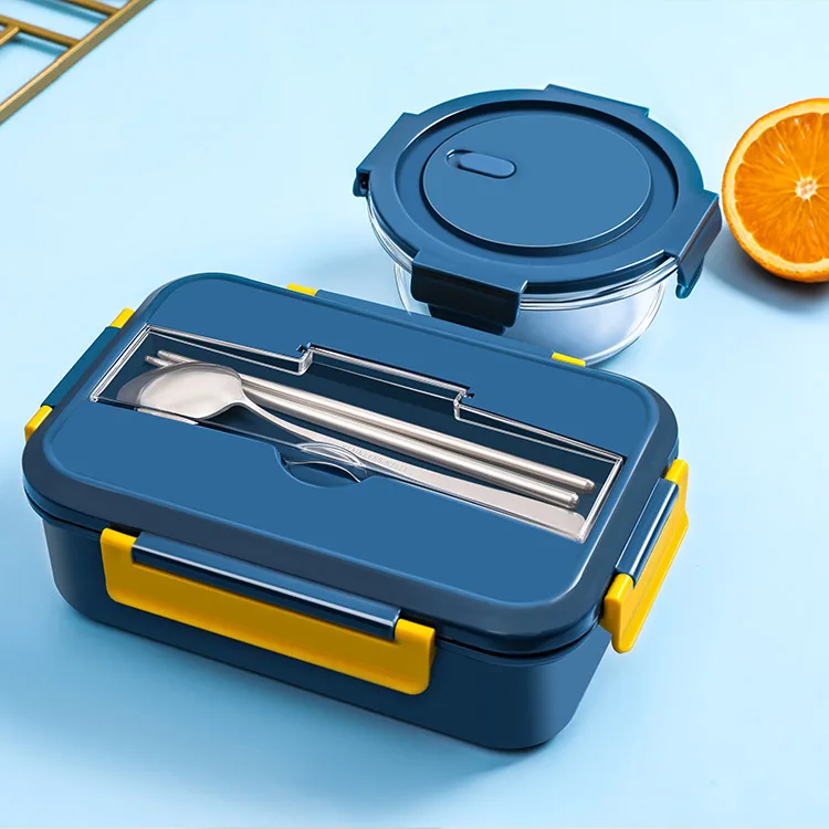 Original Factory For Microwave Togo Container Take Away Packing Boxes Hot Tiffin 4 Contenter Lunch Box