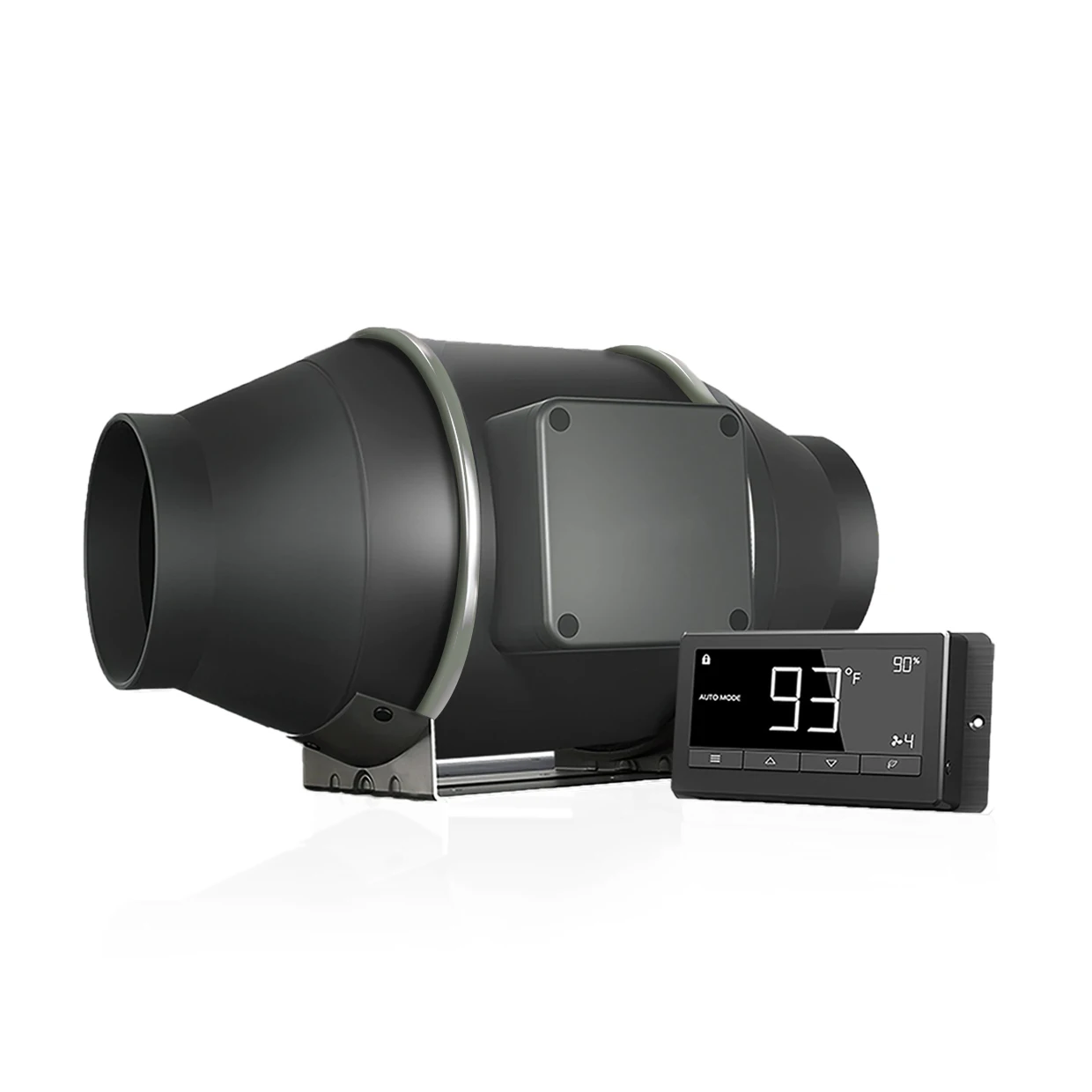 HongYi 4' 6' 8' Silent Inline Duct Plastic Fan for Plant Grow air Filter Factory Supply Quiet