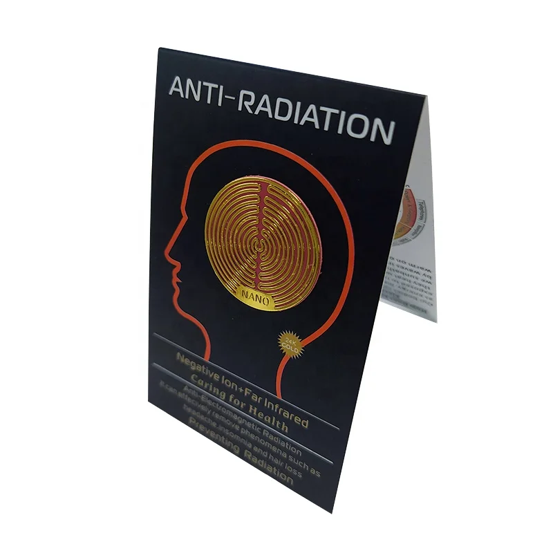 Mobile Phone Sticker For Cell Phone Anti Radiation Protection from EMF Anti-Radiation With Customized Logo
