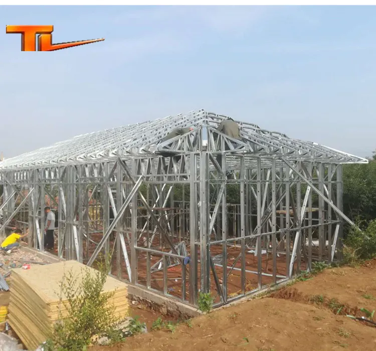 Light gauge steel G550 Galvanized frame prefab house frame