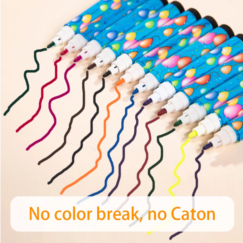 2024 New Style 54Pcs Watercolor Pen Stationery Gift Box Kids Stationery Set Art Painting Kit