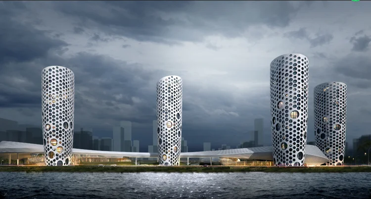 Various Good Quality 3d Exterior Building Model 3d Modeling Apartment