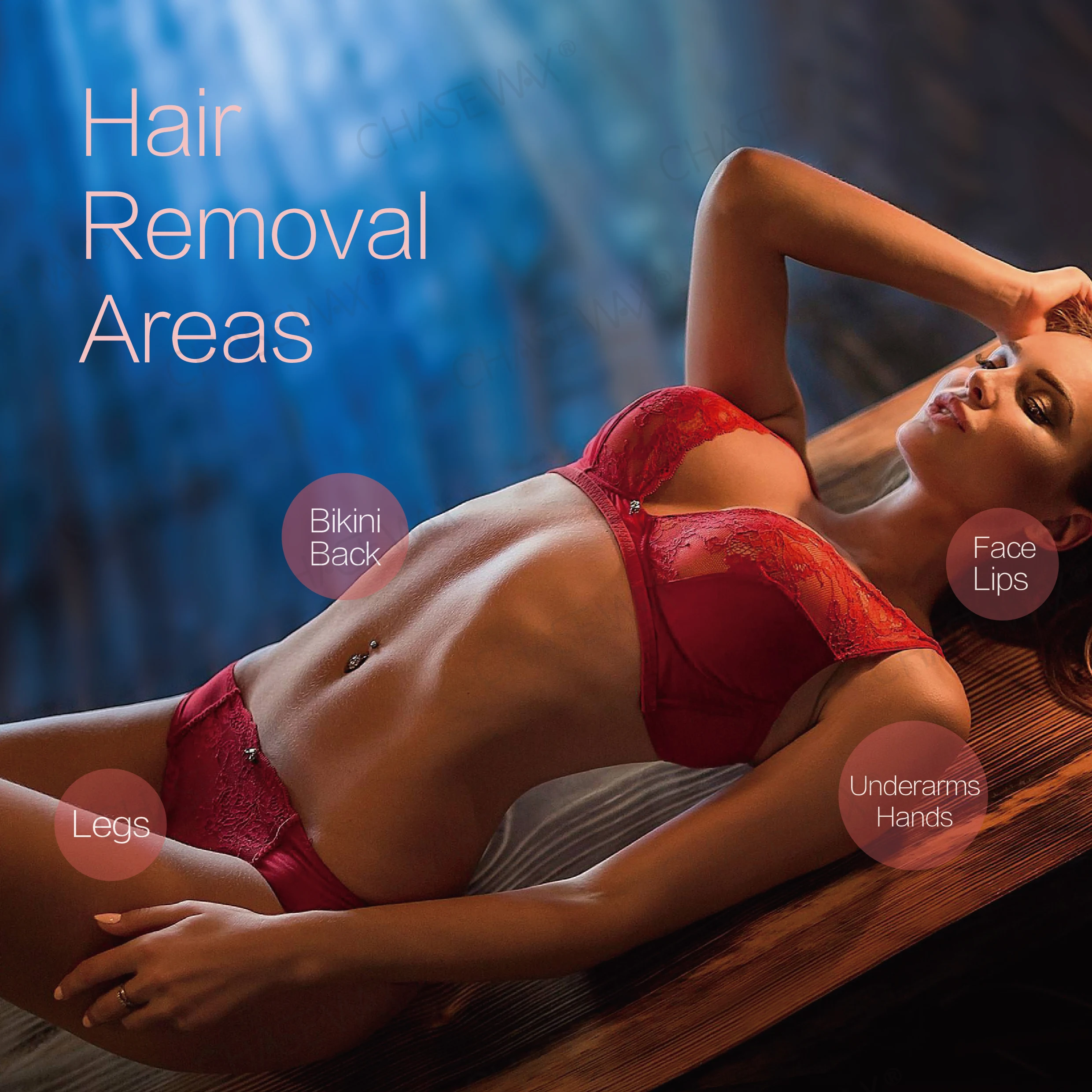 Long Lasting 1000g Strawberry Hard Wax Depilatory Wax Beads Hair Removal Wax For Salon