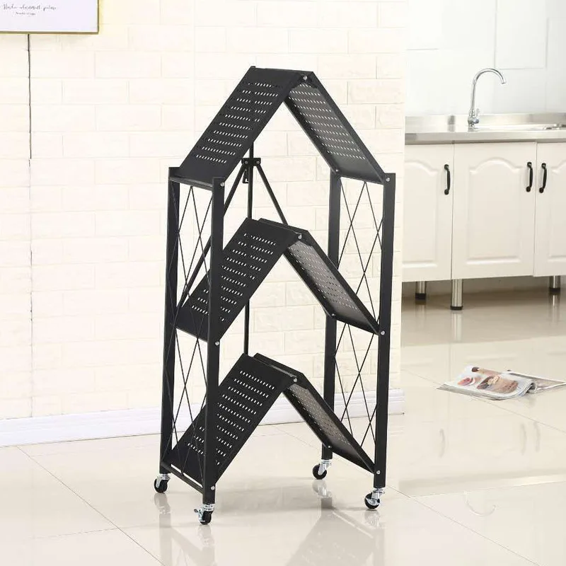 Multifunctional kitchen removable floor shelf living room bedroom bathroom bathroom multi-layer storage rack removable