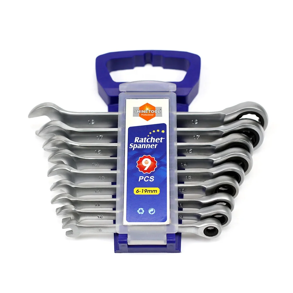 Набор гаечных ключей с трещоткой 6/9 шт.