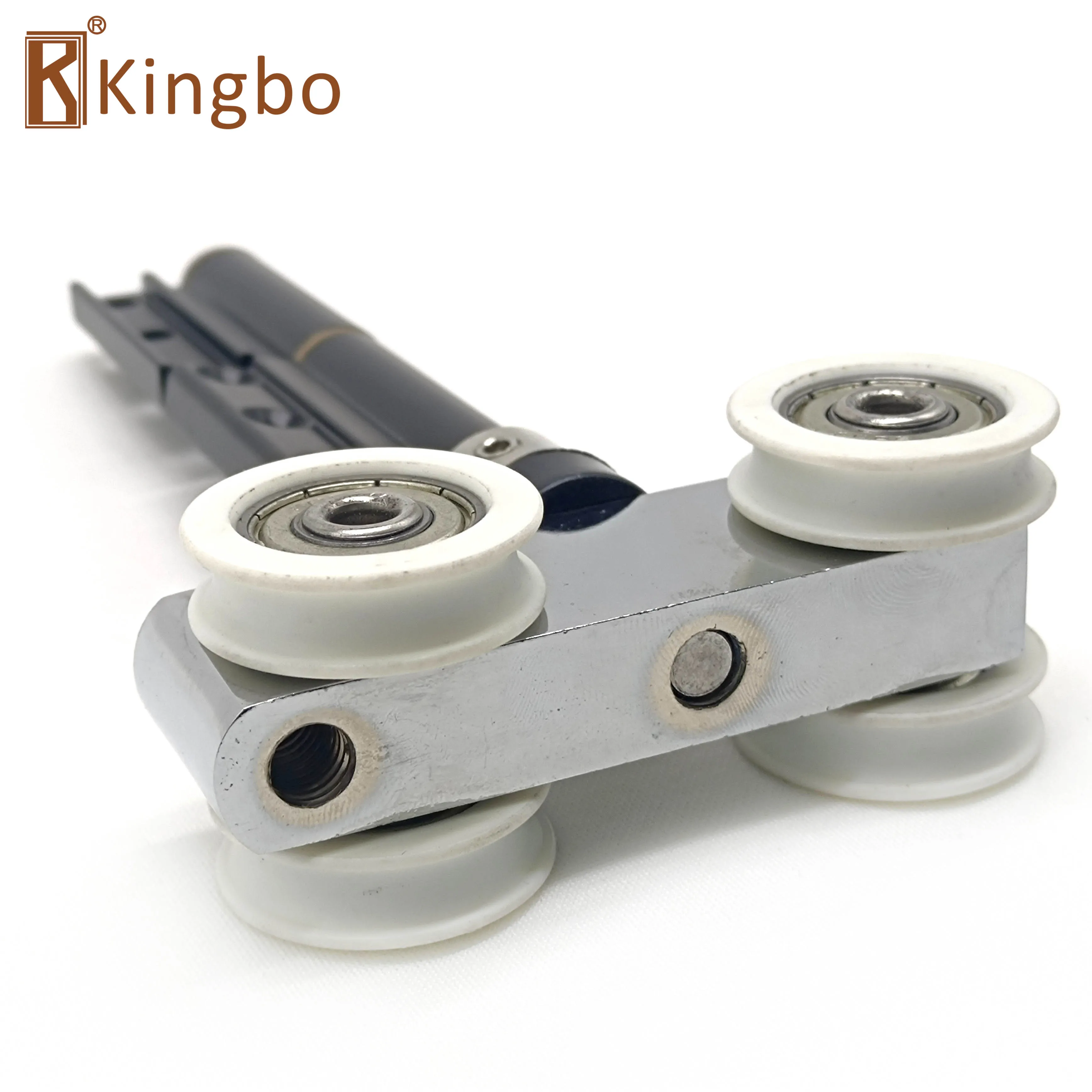 Низкая цена, сверхмощные шарнирные роликовые петли, алюминиевые бискладные дверные аксессуары, Верхний роликовый складной дверной шарнир