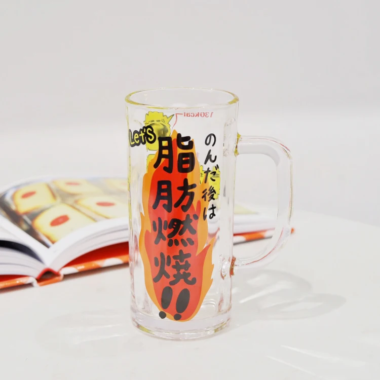 Wholesale Custom Beer Stein Funny Gifts Drinking Glass Mug Cold Magic Mug Cup
