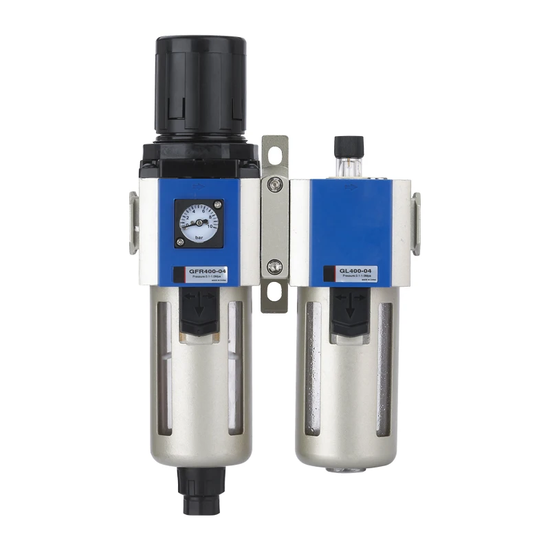 AIRTAC Type GFC200/300/400/600 Air filter Regulator Lubricator Three Unit Combination