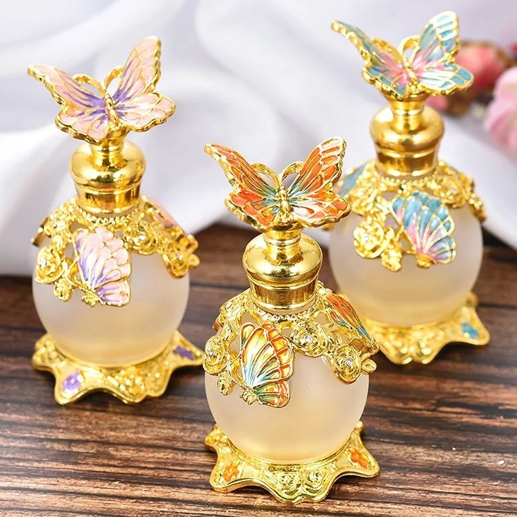 Antiqued Vintage Craft Gift Home Decoration Arabic Perfume Bottles 15ml