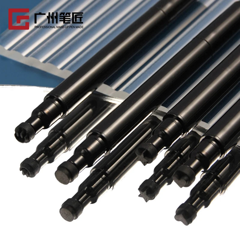 Oem, оптовая продажа, индивидуальная этикетка, подводка для глаз, трафарет с штампом, активируемая водой, тонкий жидкий клей 2 в 1, водонепроницаемый