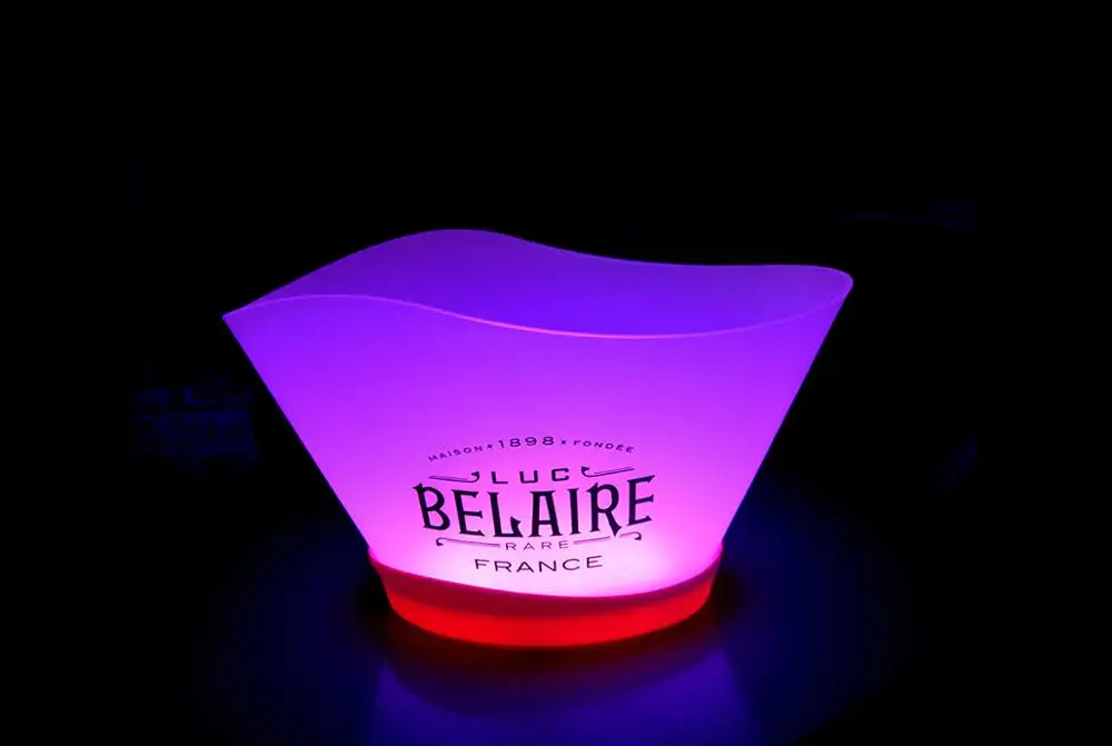 China wholesale plastic rechargeable led ice bucket