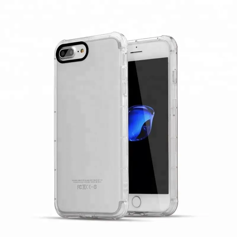 Wholesale Shockproof Clear Transparent Soft TPU Mobile Phone Back Case Cover for iphone 7 8 Plus XS Max