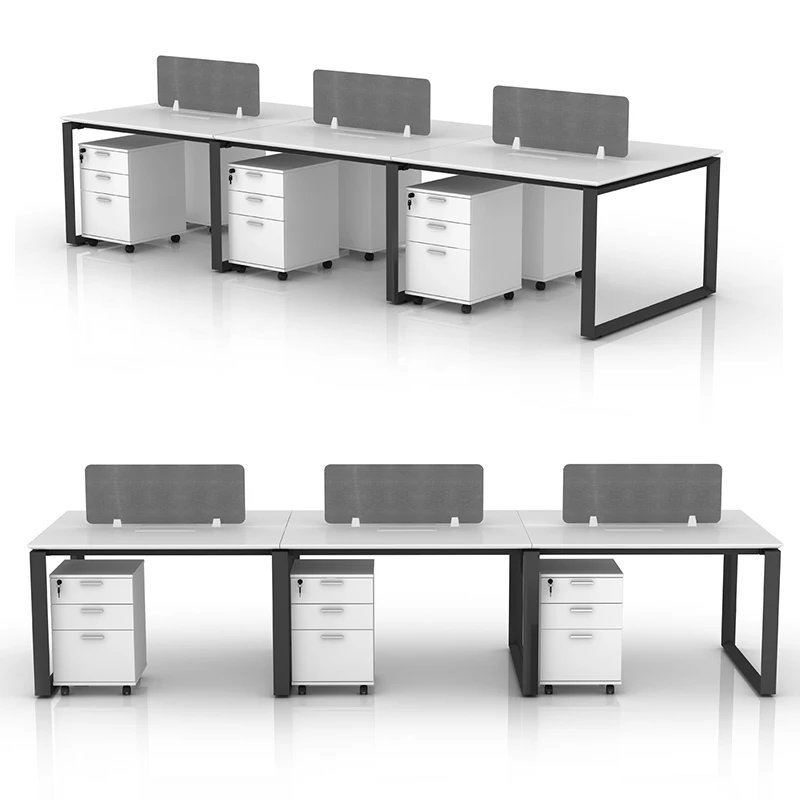Good price call center 6 people cubicle office workstation for Philippines market