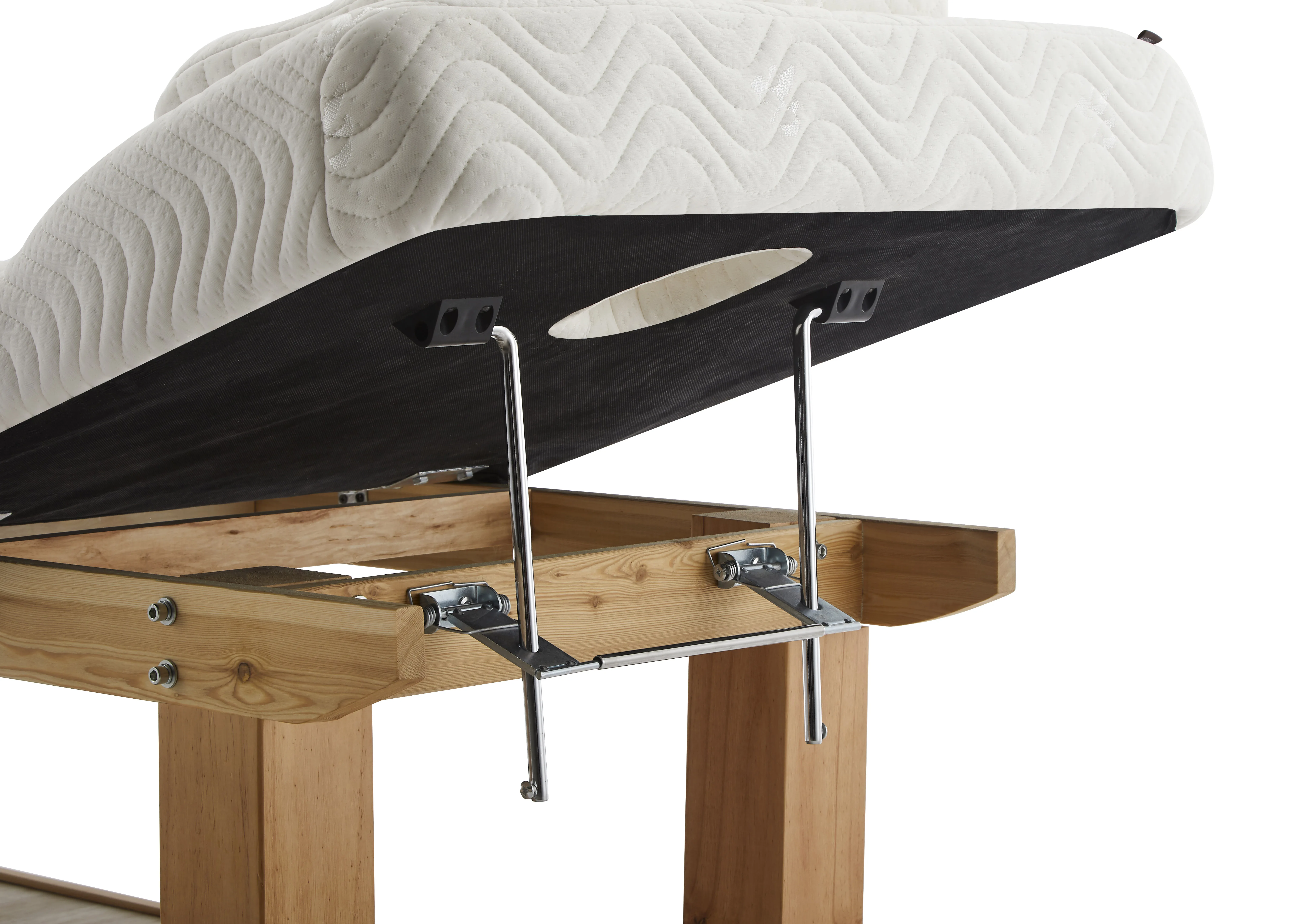 high quality Multi functional solid wood automatic moxibustion salon massage bed physiotherapy bed