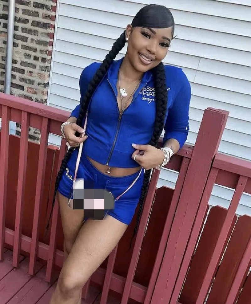 ED Jogger Short Set 2 Piece Cotton Sweat Suits Streetwear Tracksuit Zip Up Hoodie and Women Cotton Shorts Set