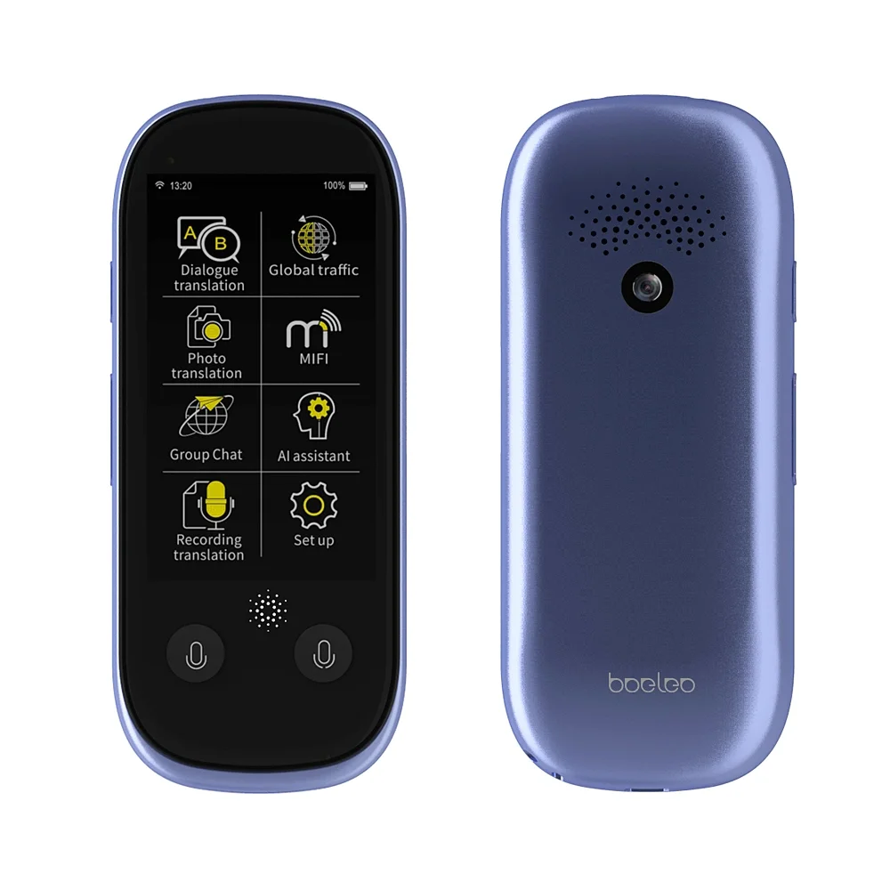 Hot Selling 4G Real-Time Voice Translator 117 Languages Electronic Translator Chinese English Translation Service