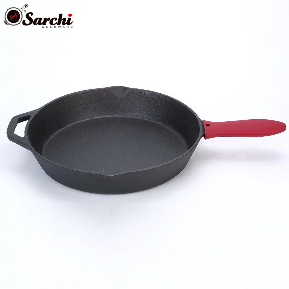 Heat-Resistant Kitchen Pre-Seasoned Anti-rust Nitriding Cast Iron Skillet
