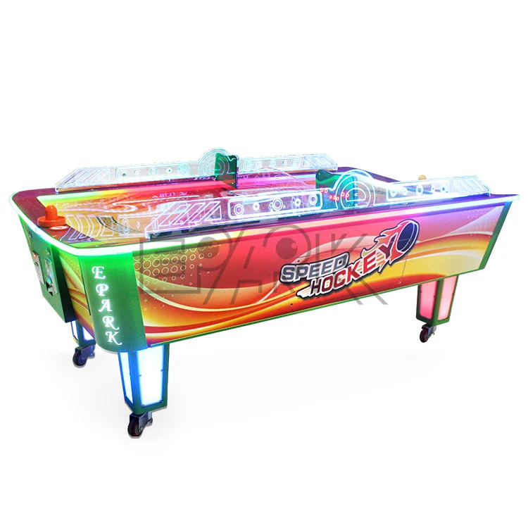 large size curved Coin Operated electric air hockey table EPARK arcade redemption game machine