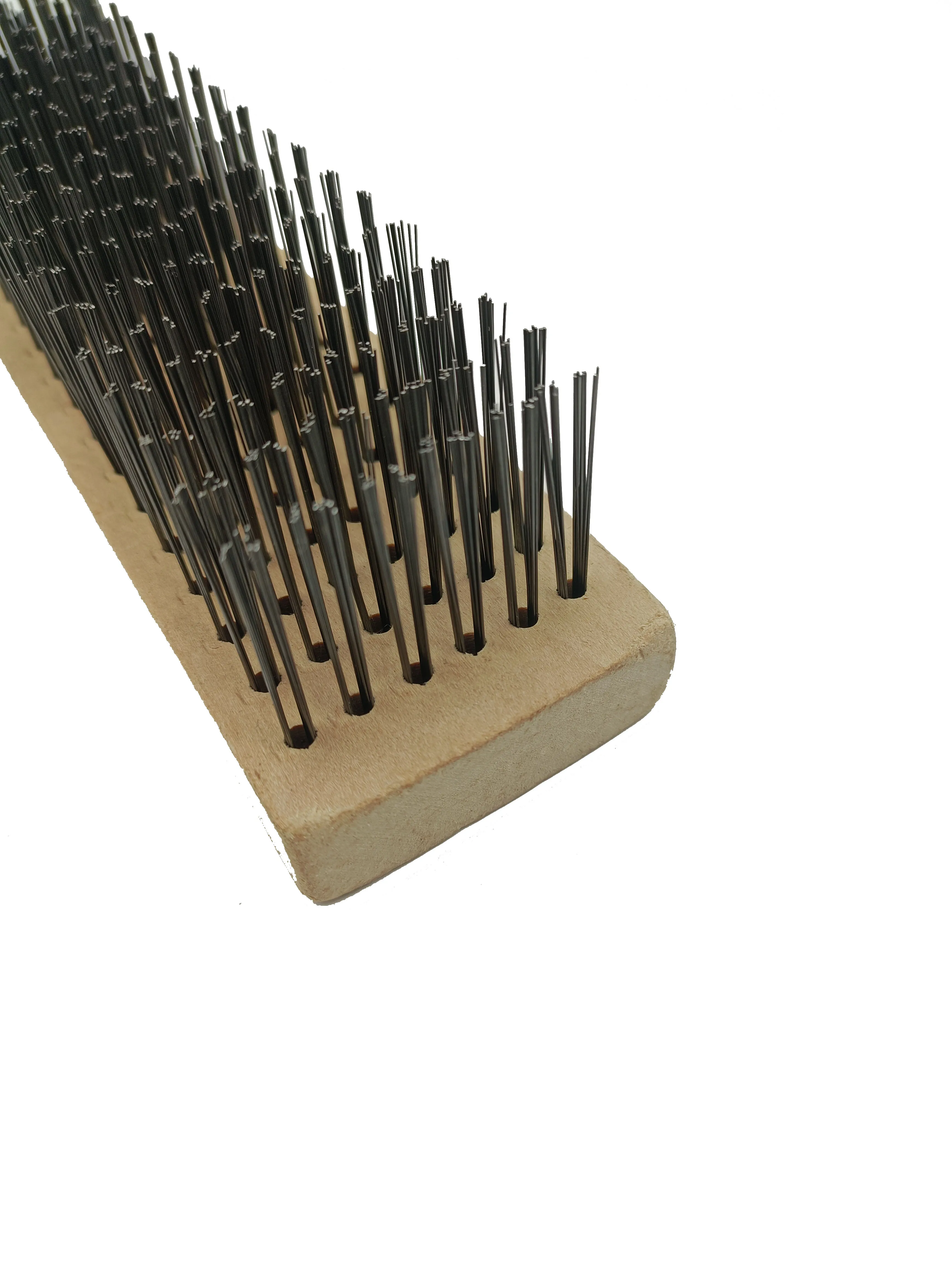 High Quality Handheld Wooden Handle Wire Scraper Brush