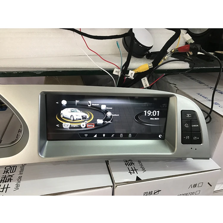 Most Popular 8.8inch Resolution 1280x480 Video Player Apply to Android Car Radio for Audi A6 (05-12)