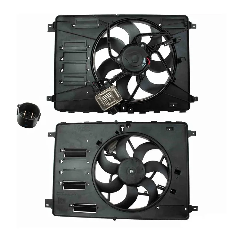 Auto Cooling System Car Fan Electric DC Fan Car Radiator Cooling Fan LR026078 with Control Module for Landrover Freelander LR003